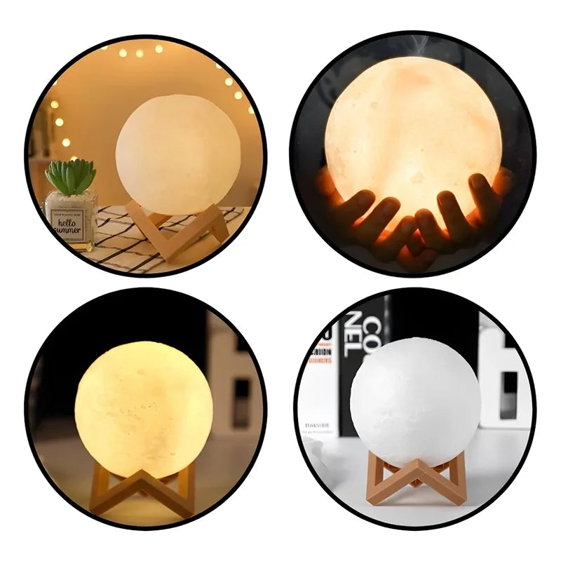 Book Light LED Moon Light Galaxy Light, Moon Night Light, Girl, Boy, Child Birthday Gift, Bedroom Decoration Indoor Lighting
