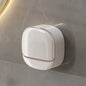 Bathroom Drain Soap Box Wall Mounted ABS Soap Box with Lid Waterproof Soap Dish Dishes Storage Box Travel Organizer Case Storage