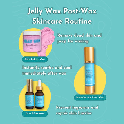 The Jelly Wax 5-Step At-Home Wax System for Gentle Hair Removal - Top Seller for Sensitive Skin with 2+ Weeks of Smoothness & Finer Hair Regrowth