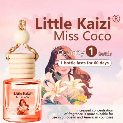Little Kaizi Scented Car Air Freshener - Long Lasting Car Diffuser - Last 60+ Days