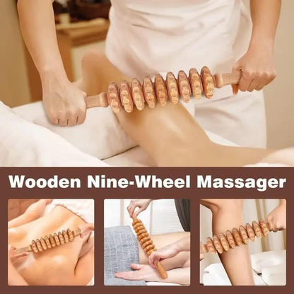 1Pc-6Pcs Wooden Massage Tool Set, Manual Wood Massager, Muscle Massage Tools, Herbal Therapy Massage Tools, Multi-Pack