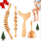 1Pc-6Pcs Wooden Massage Tool Set, Manual Wood Massager, Muscle Massage Tools, Herbal Therapy Massage Tools, Multi-Pack