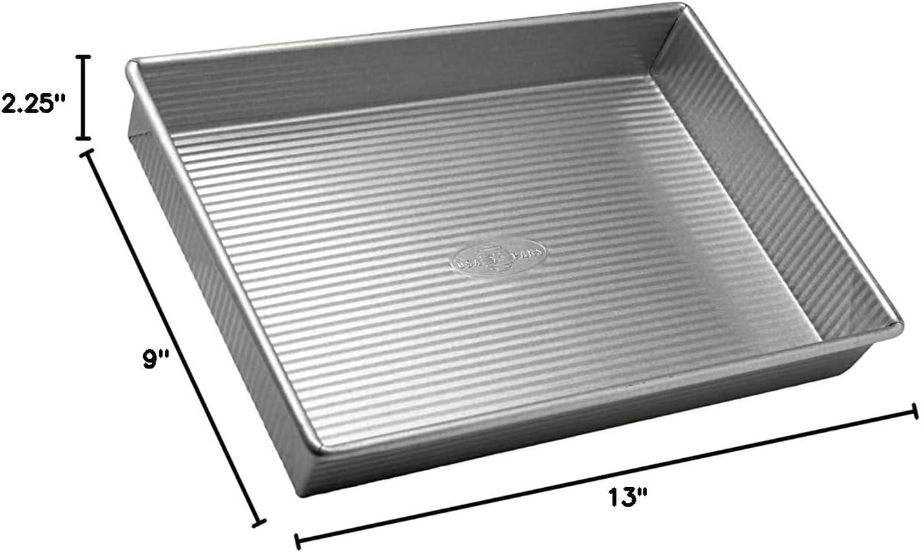 Bakeware Rectangular Cake Baking Pan, 9 X 13 Inch, Nonstick & Quick Release Coating, Aluminized Steel
