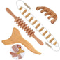 1Pc-6Pcs Wooden Massage Tool Set, Manual Wood Massager, Muscle Massage Tools, Herbal Therapy Massage Tools, Multi-Pack
