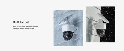 Eufy Security SoloCam S340 - 360° Solar Security Camera with 3K Resolution & AI Tracking | No Monthly Fees