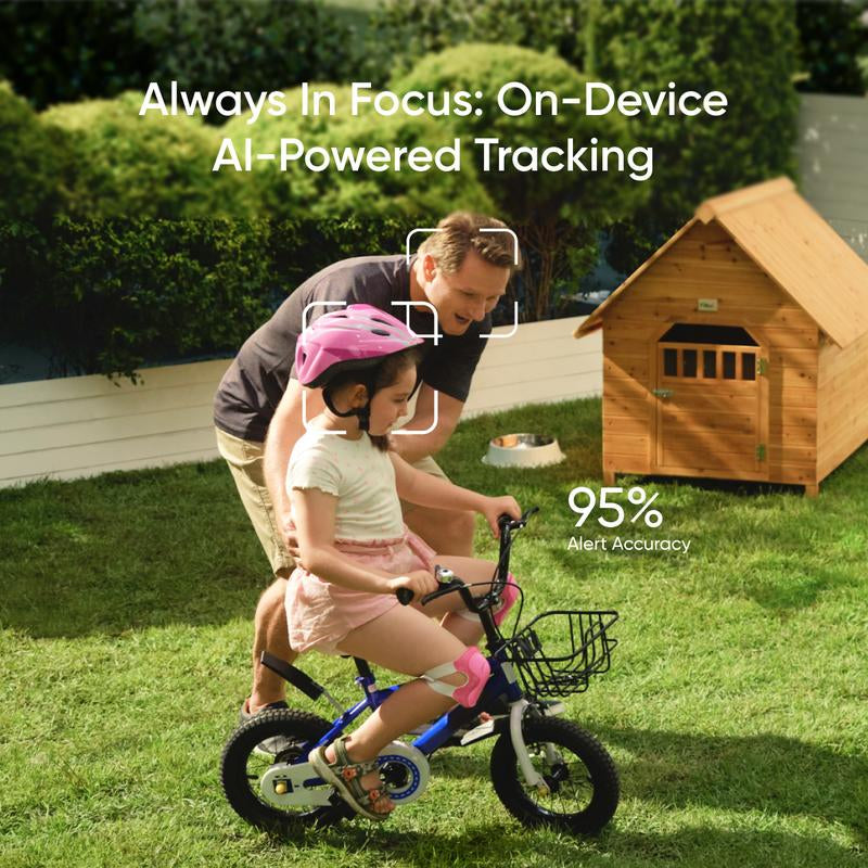 Eufy Security Solocam S340 360° Pan & Tilt Solar Security Camera 2.4 Ghz Wi-Fi No Monthly Fee Homebase S380 Compatible - Ai Auto Lock and Tracking
