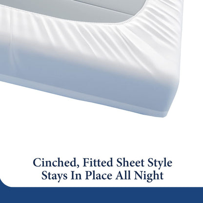 Luxury Mattress Protector - Blend of Rayon Derived from Bamboo - College Dorm Room Essentials - Ultra Soft Comfort, Stays Cool & Quiet - Premium Fitted Sheet Style (Twin XL)