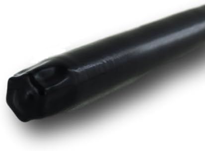 Black Taper Candles 12" - Hand-Dipped Dripless Unscented Candles - Set of 12