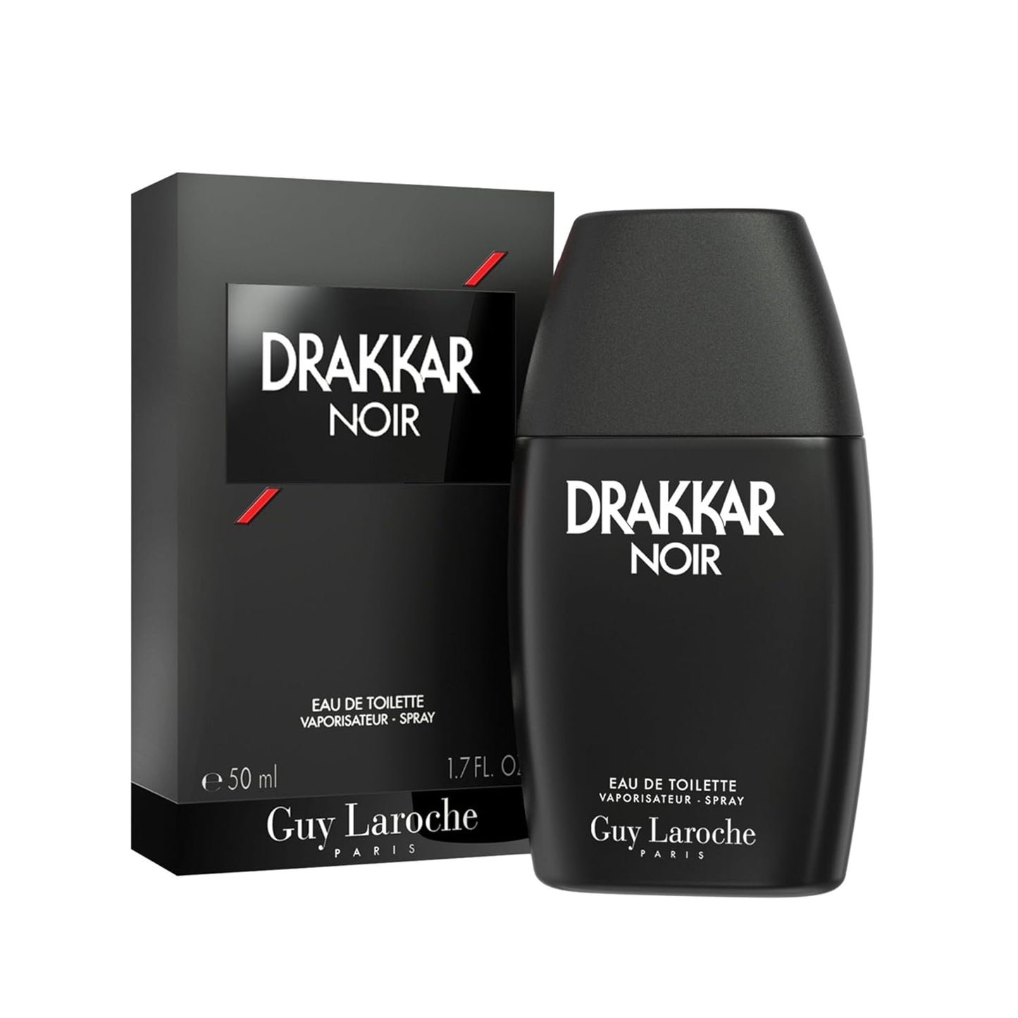 Drakkar Noir by Guy Laroche - Iconic Designer Fragrance - Intense & Powerful Eau De Toilette - Fougere Blend & Aromatic Spices - Long Lasting Mens Cologne - Day and Evening Scent