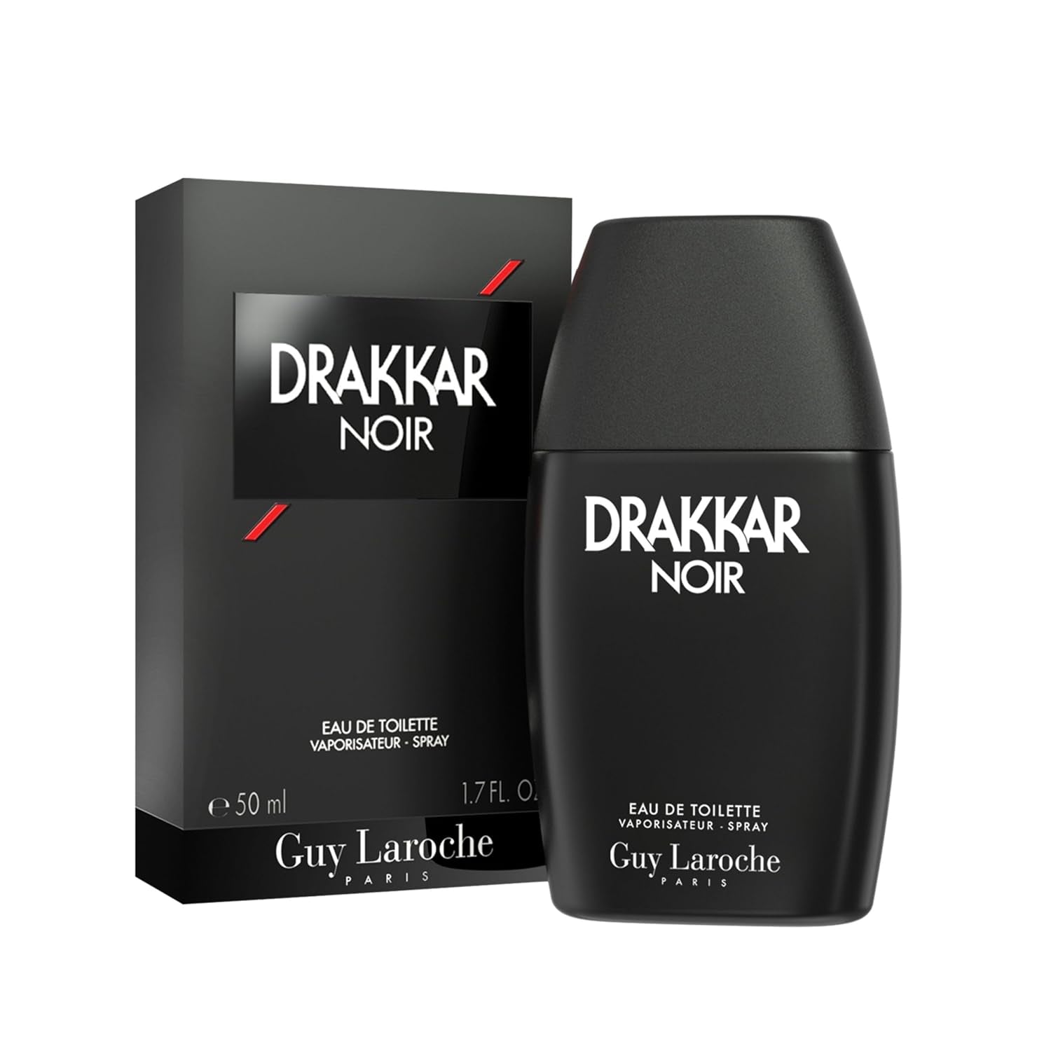 Drakkar Noir by Guy Laroche - Iconic Designer Fragrance - Intense & Powerful Eau De Toilette - Fougere Blend & Aromatic Spices - Long Lasting Mens Cologne - Day and Evening Scent