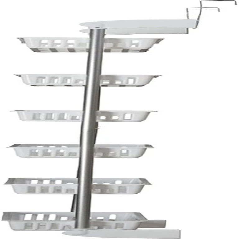 White 6-Tier Basket Over-The-Door Organizer