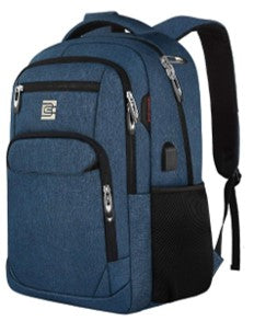 Professional Laptop Backpack with USB Charging Port - Water-Resistant