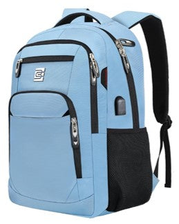 Professional Laptop Backpack with USB Charging Port - Water-Resistant