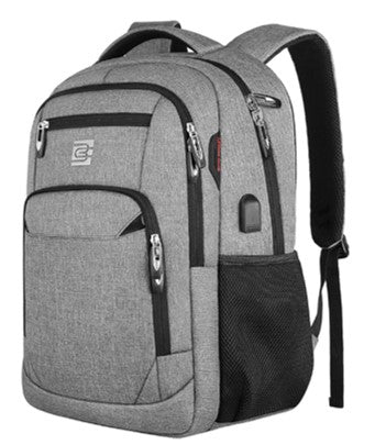 Professional Laptop Backpack with USB Charging Port - Water-Resistant