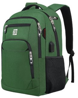 Professional Laptop Backpack with USB Charging Port - Water-Resistant