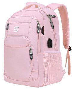 Professional Laptop Backpack with USB Charging Port - Water-Resistant