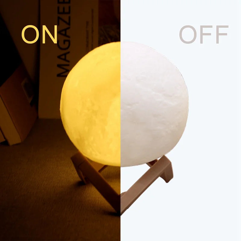 Book Light LED Moon Light Galaxy Light, Moon Night Light, Girl, Boy, Child Birthday Gift, Bedroom Decoration Indoor Lighting