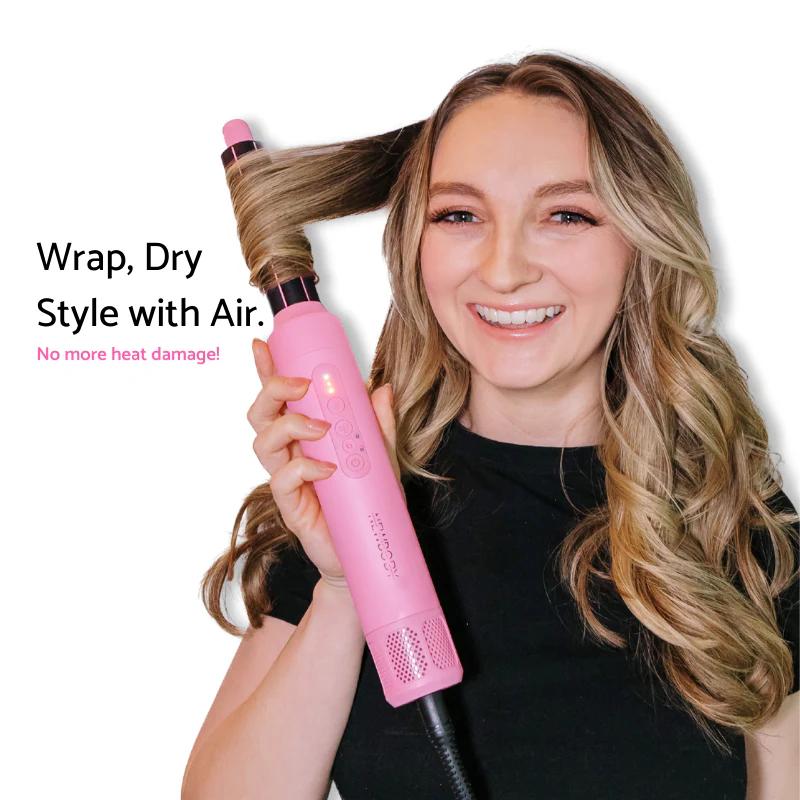 Stylo Air Multistyler - Professional 7-in-1 Airwrap Styling Set with Coanda Technology | Heat-Free Curling & Drying