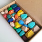 Montessori Wooden Sorting Stacking Rocks Stones Sensory Toddler Toys Learning Toys Building Blocks Game for Kids Birthday Gifts