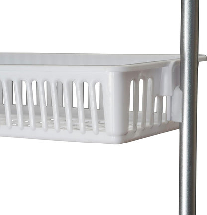 White 6-Tier Basket Over-The-Door Organizer