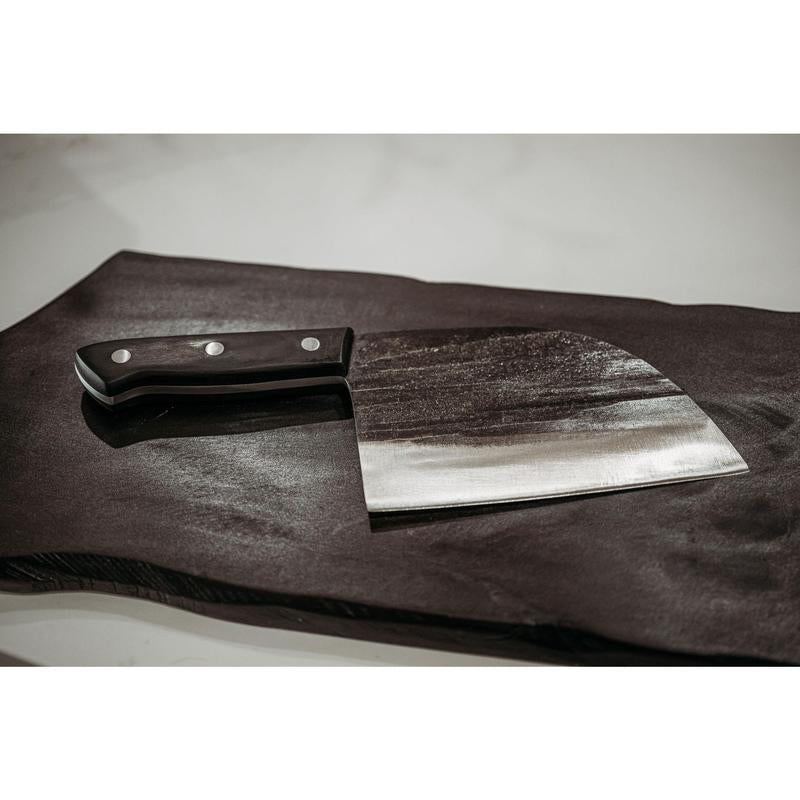 The Nikos Knife – Handmade Razor-Sharp Chef Knife | High-Carbon Steel Blade with Ergonomic Handle | Professional Kitchen Knife for Meat, Vegetables & More