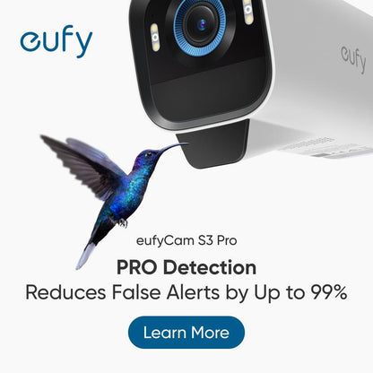 Eufycam S3 Pro 2-Cam Kit, Solar Camera Outdoor Wireless, Maxcolor Night Vision, 4K Security Camera with Solar Panel, Forever Power 2.0, Face Recognition AI, Expandable Local Storage, No Monthly Fee｜Spingtok