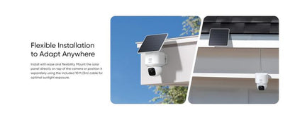 Eufy Security SoloCam S340 - 360° Solar Security Camera with 3K Resolution & AI Tracking | No Monthly Fees