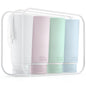Travel Bottles for Toiletries Tsa Approved Travel Size Containers BPA Free Leak Proof Travel Tubes Refillable Liquid Travel Accessories for Cosmetic Shampoo and Lotion Soap for Travel, 4Pcs