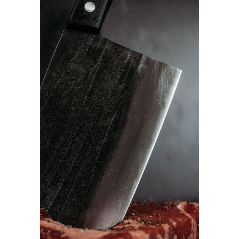 The Nikos Knife – Handmade Razor-Sharp Chef Knife | High-Carbon Steel Blade with Ergonomic Handle | Professional Kitchen Knife for Meat, Vegetables & More