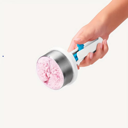 1Pc Ice Cream Scoop Spoon - Stainless Steel Spoon for DIY Ice Cream Making