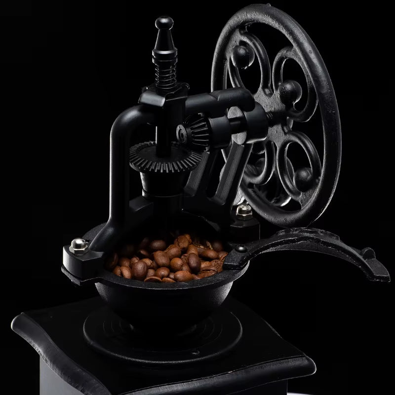 Retro Manual Coffee Grinder Portable Ferris Wheel Coffee Bean Grinder Professional Handmade Coffee Accessories