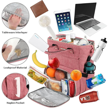 Premium Insulated Laptop Backpack with Cooler Compartment - 15.6 Inch