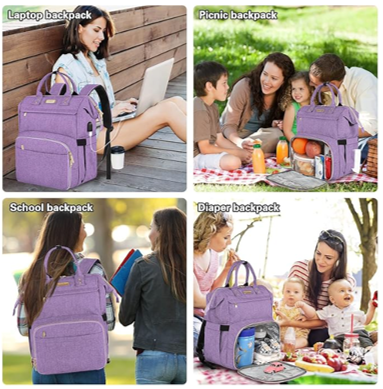 Premium Insulated Laptop Backpack with Cooler Compartment - 15.6 Inch