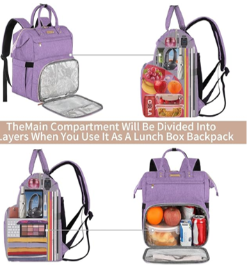 Premium Insulated Laptop Backpack with Cooler Compartment - 15.6 Inch