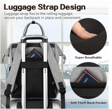 Premium Insulated Laptop Backpack with Cooler Compartment - 15.6 Inch
