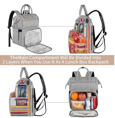 Premium Insulated Laptop Backpack with Cooler Compartment - 15.6 Inch