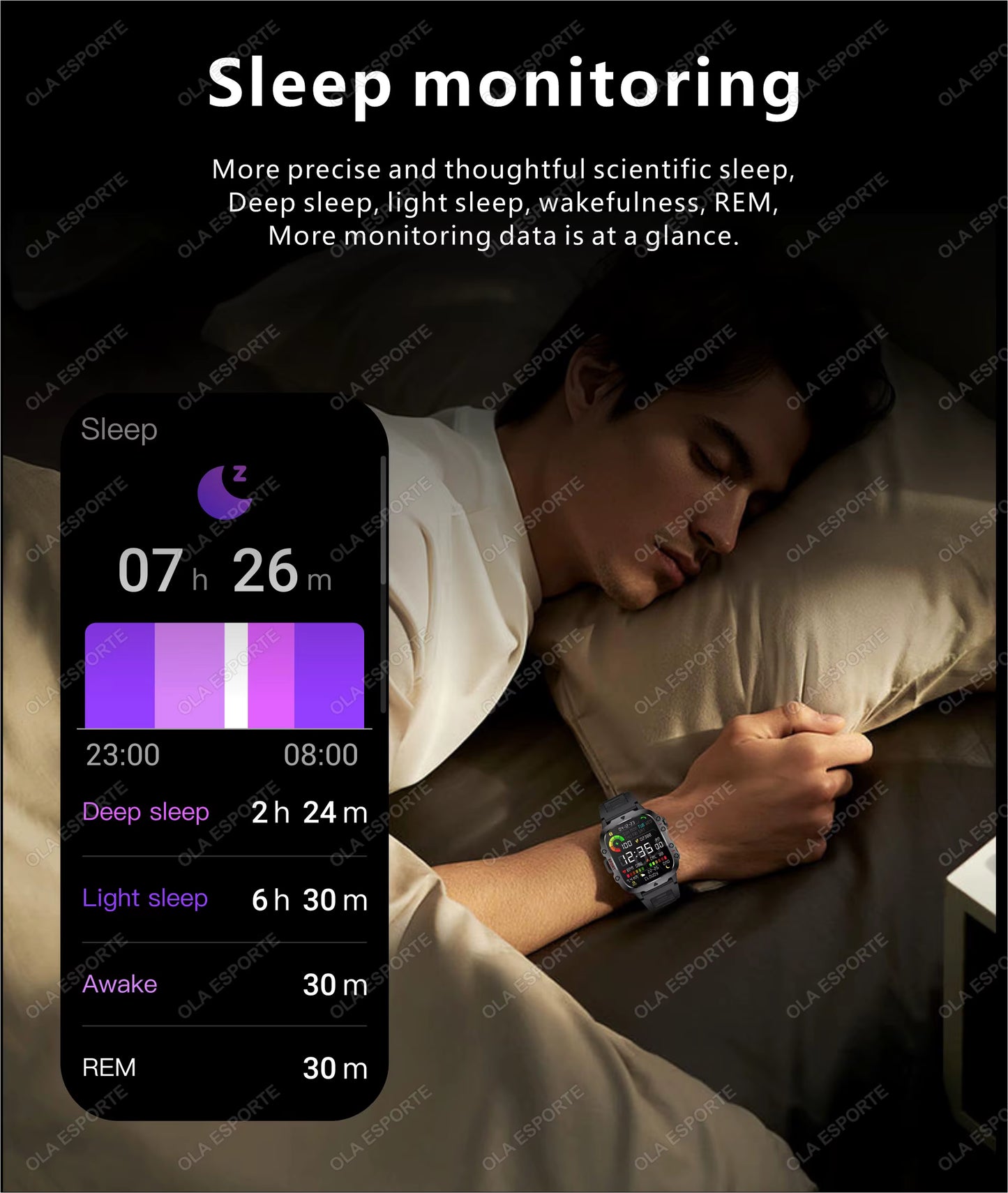 Men's Smartwatch with Bluetooth Calling - 1.81" HD Display, IP68 Waterproof Fitness Tracker