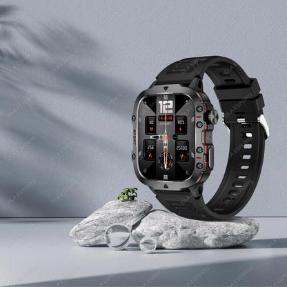 Men's Smartwatch with Bluetooth Calling - 1.81" HD Display, IP68 Waterproof Fitness Tracker