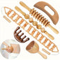 1Pc-6Pcs Wooden Massage Tool Set, Manual Wood Massager, Muscle Massage Tools, Herbal Therapy Massage Tools, Multi-Pack