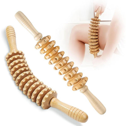 1Pc-6Pcs Wooden Massage Tool Set, Manual Wood Massager, Muscle Massage Tools, Herbal Therapy Massage Tools, Multi-Pack