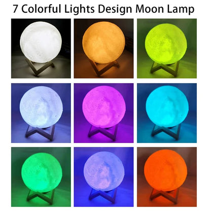 Book Light LED Moon Light Galaxy Light, Moon Night Light, Girl, Boy, Child Birthday Gift, Bedroom Decoration Indoor Lighting