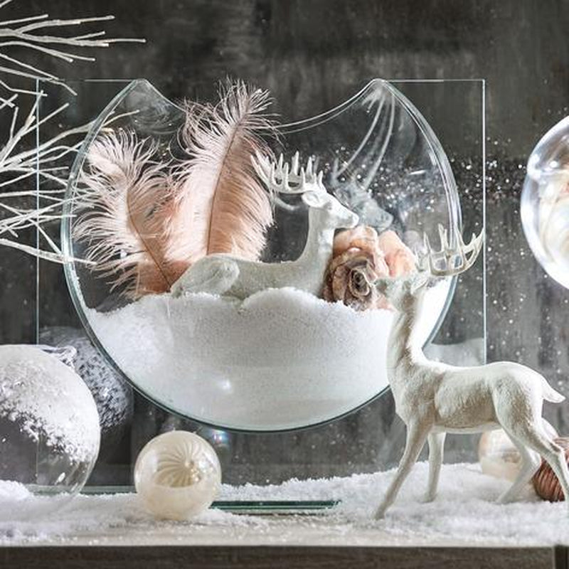 Z Gallerie Smooth Glass Ellipse Decorative Vase - Decoration Living Room Ornaments Real Futuristic Flowers Functional