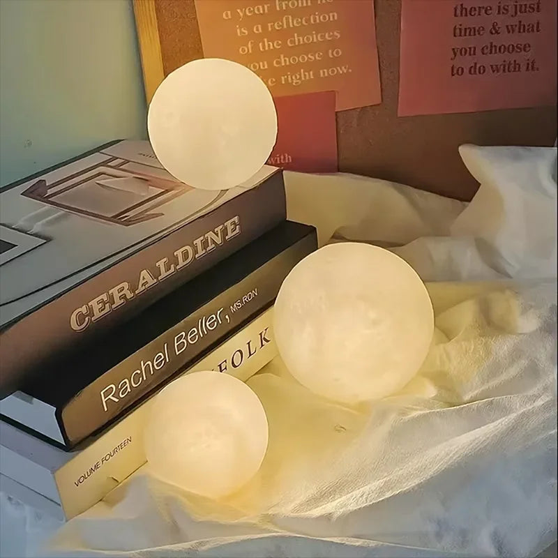 Book Light LED Moon Light Galaxy Light, Moon Night Light, Girl, Boy, Child Birthday Gift, Bedroom Decoration Indoor Lighting