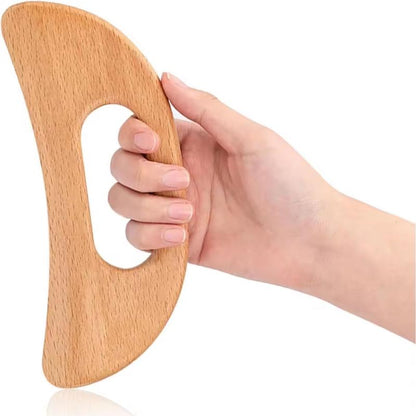 1Pc-6Pcs Wooden Massage Tool Set, Manual Wood Massager, Muscle Massage Tools, Herbal Therapy Massage Tools, Multi-Pack