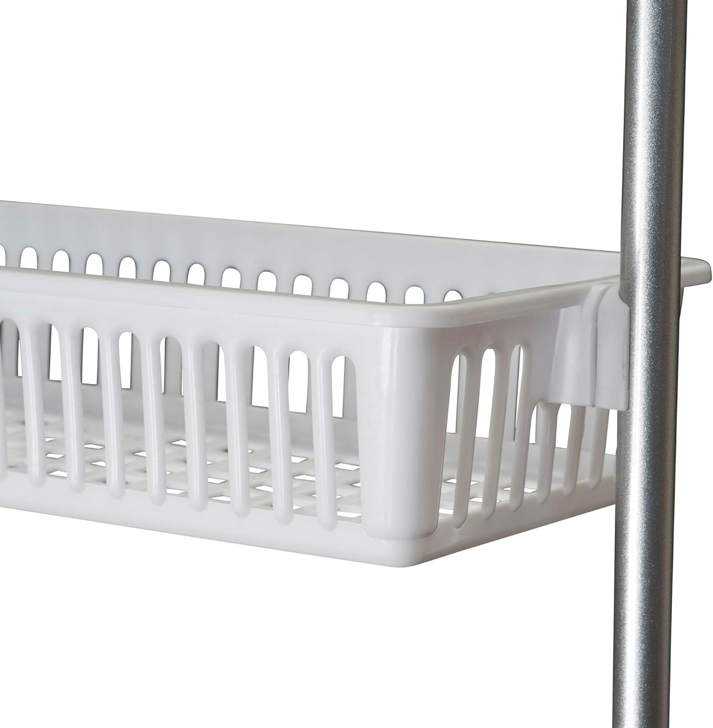 White 6-Tier Basket Over-The-Door Organizer