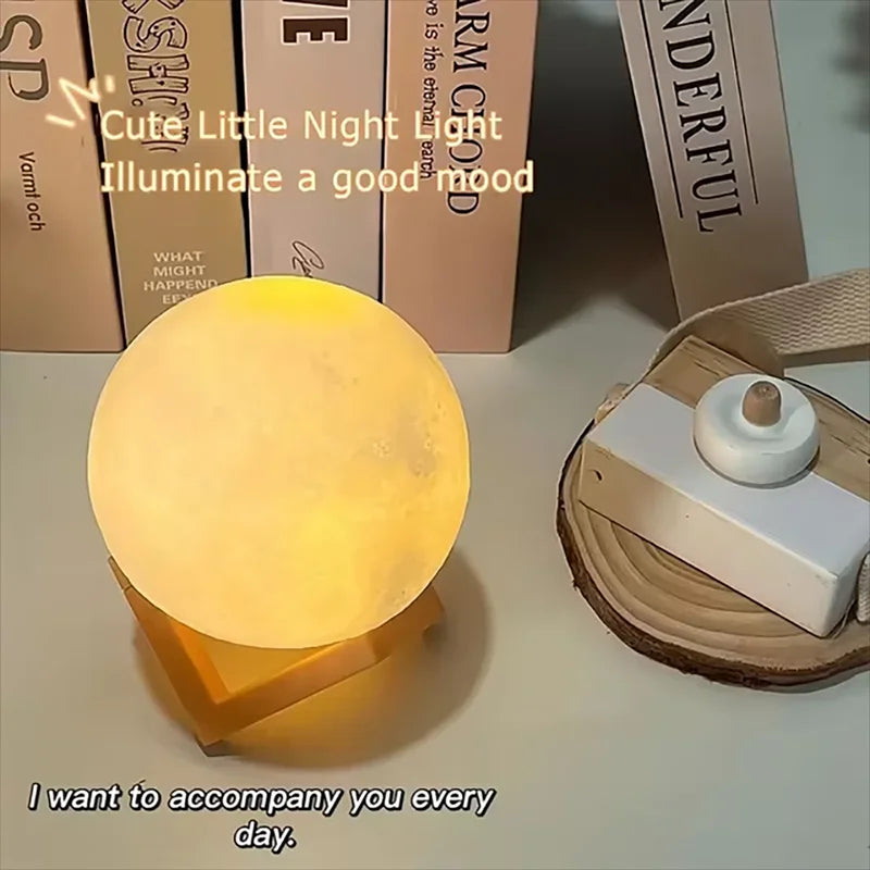 Book Light LED Moon Light Galaxy Light, Moon Night Light, Girl, Boy, Child Birthday Gift, Bedroom Decoration Indoor Lighting
