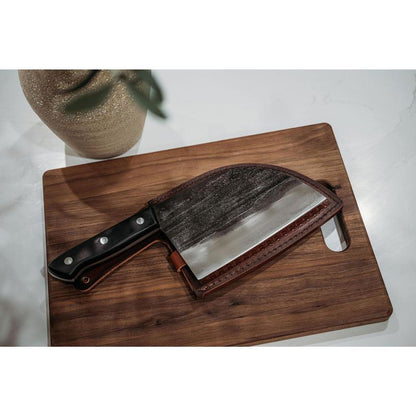 The Nikos Knife – Handmade Razor-Sharp Chef Knife | High-Carbon Steel Blade with Ergonomic Handle | Professional Kitchen Knife for Meat, Vegetables & More