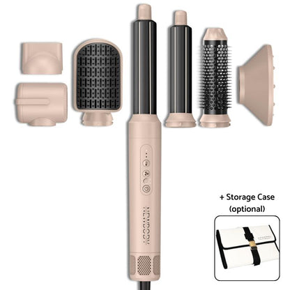 Stylo Air Multistyler - Lightweight Air Wrap Airstyling Set with 7 Attachments for All Hair Types Heatless Curler with Coanda Technology & 2 Year Warranty