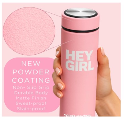 Insulated Tea Infuser Bottle – 450ml Stainless Steel Travel Tumbler