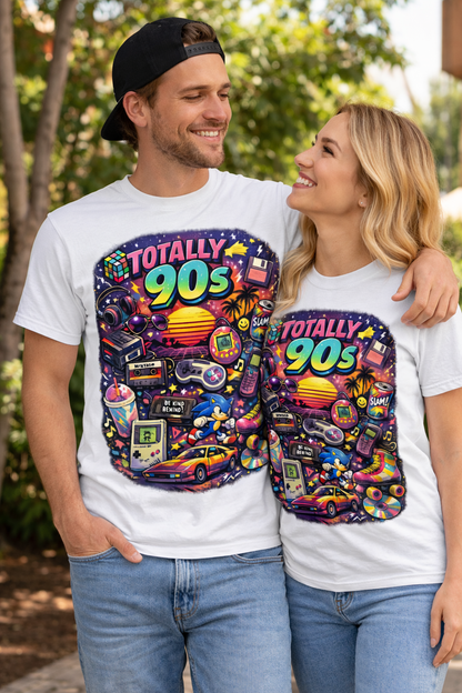 Totally 90s Retro Graphic T-Shirt – Premium USA-Made Cotton Tee